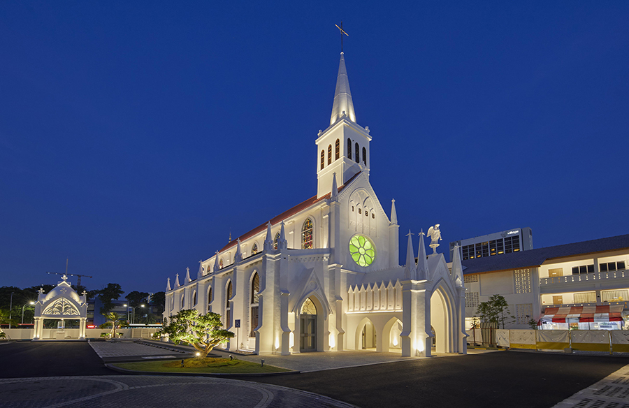 Church Of Our Lady Of Lourdes, Singapore by Light Collab